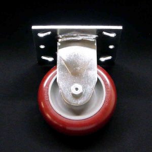 4" Rigid Poly Strap Caster