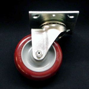 4" Swivel Poly Strap Caster
