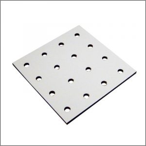 5/16" White Face One Side Only Peg Board